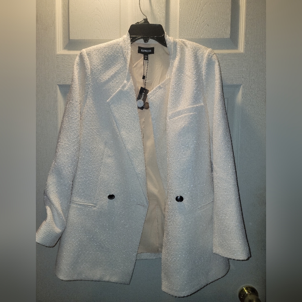 Express White Blazer